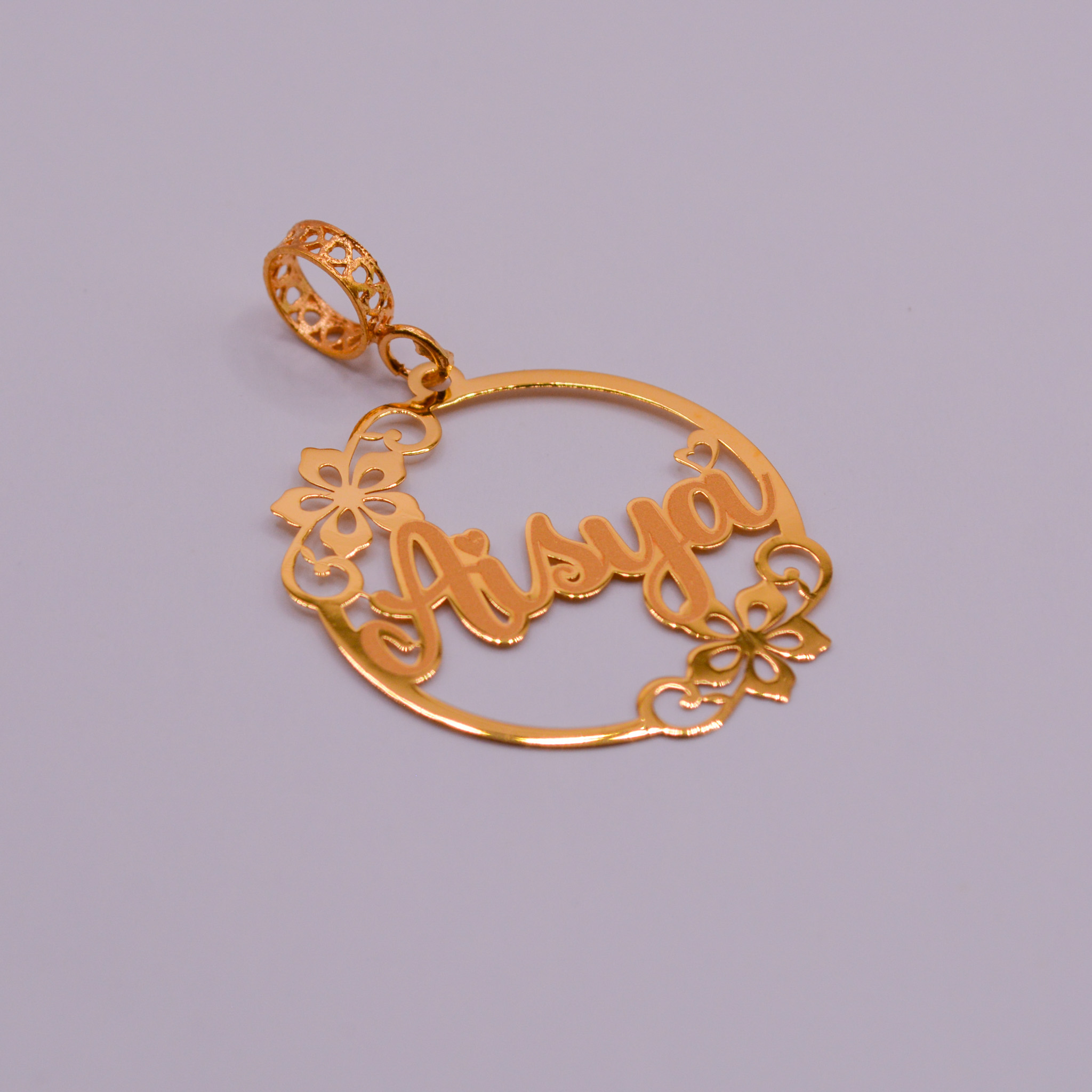 916 Fancy Round Pendant